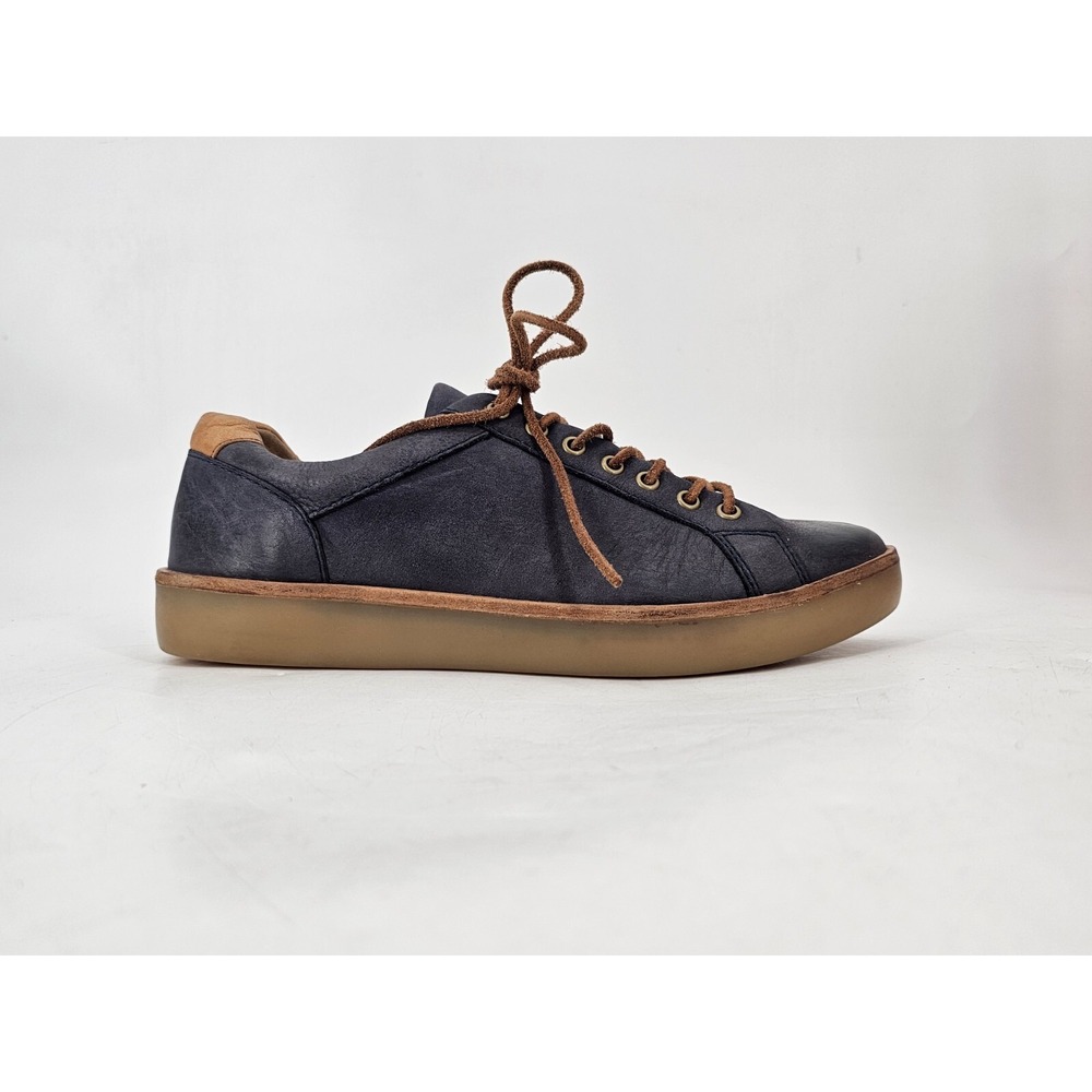 KORK-EASE Maddie Leather Sneakers Navy Blue Women's Size 8.5 M